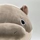 thumbnail image 5 of Peluche de Hipopótamo, Hipopótamo Pigmeo, Juguete Peluche para Fanáticos, Peluches de Hipopótamo, Juguete de Peluche Suave para Niños, Lindos Animales de Peluche, Almohada, 5 of 5