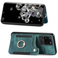 thumbnail image 3 of Allytech Galaxy S20 Ultra 5G Case Wallet, RFID Blocking Multiple Cards Slots Ring Holder Stand Shockproof Protective Hand Wrist Wallet Case Cover for Samsung Galaxy S20 Ultra - Green, 3 of 8