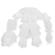 thumbnail image 4 of Traje Ghillie, chaqueta transpirable para disfraz de bosque, conjunto de uniforme de juego de guerra blanco, 4 of 9