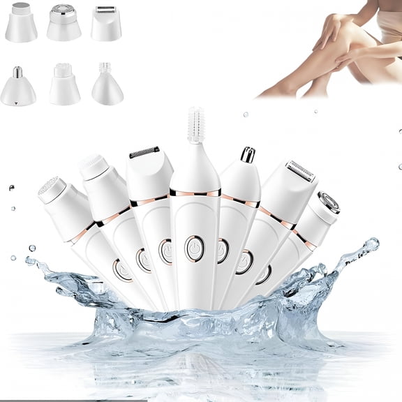 XIRQI Epilator for Women, 7-in-1 Facial and Body Hair Removal, Rechargeable Face Epilator, Suitable for Face, Body, Legs (1Pcs)