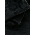 thumbnail image 5 of Black Super Soft Warm Cozy Flannel Fleece Micro Plush Microfiber Bed Throw Blanket, 5 of 5
