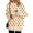 Beige, variant on Womens Crew Neck Sweatshirts Long Sleeve Leopard Print Cuffs Side Slit Knit Everyday Tops Fall Clothes for Going Out, (XXL)