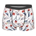 thumbnail image 4 of Goofa Tulips Flowers Printed Men's Boxer Briefs Underwear, Moisture-Wicking Underwear, Trunk,Soft and Breathable Cotton Underwear-Large, 4 of 9
