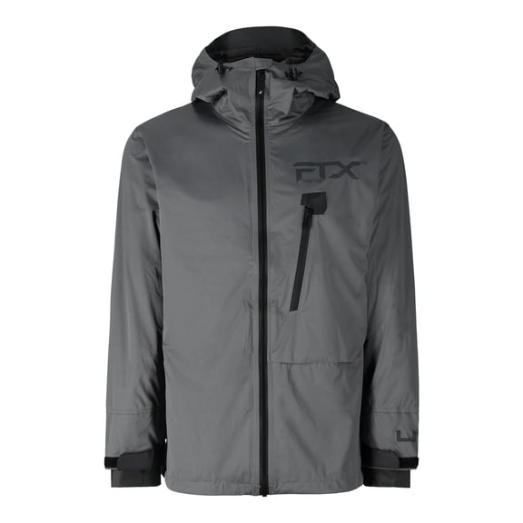 Frogg Toggs FTX Lite Rain Jacket for Men, Waterproof Rain Gear with 4-Way Stretch, Gray, Small