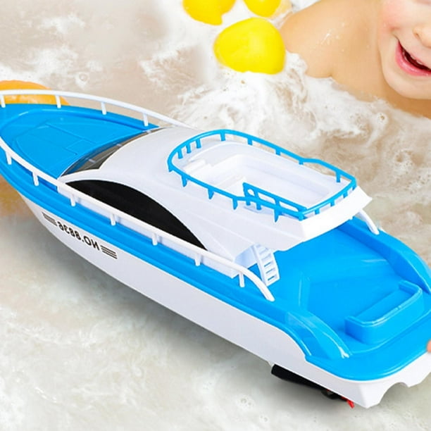 Moto Acuática De Juguete A Pilas – Jet Sky De 17 Cm Para Niños – Barco Rápido Con Timón Orientable – Ideal Para Bañera Y Piscina