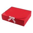 thumbnail image 2 of Wosthever Caja de regalo de 5 uds., caja de recuerdo de papel para cumpleaños, cajas de embalaje de regalo de aniversario de fiesta con cinta, Kits de decoración para fiestas Rojo L Wosthever HA005885-09, 2 of 6