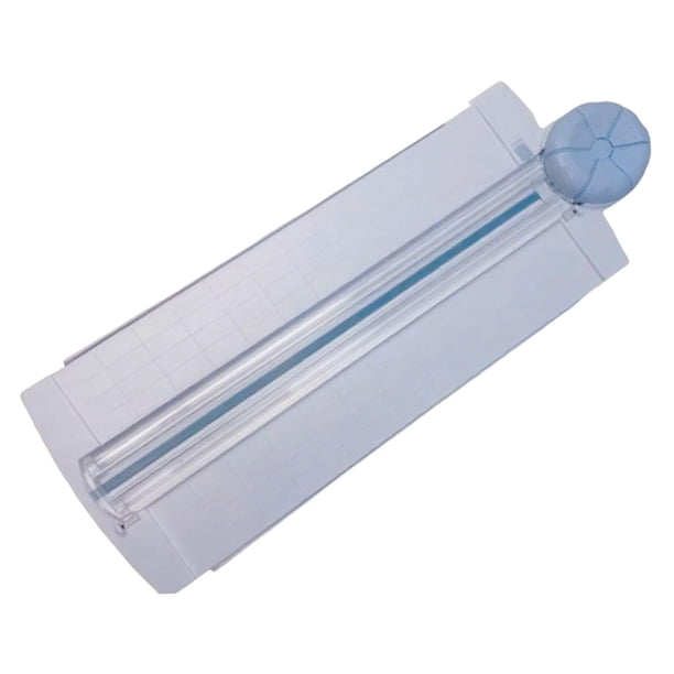 Cortador de Papel Guillotina de Papel para Manualidades Trimmer Decorativo Herramienta Práctica Material Firme Adecuado para Álbumes Papelería Trabajo Azul