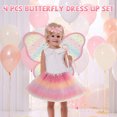 thumbnail image 6 of Princess Toys, Princess Dress up for Girls 3 4 5 6 Year Old, Butterfly Wing Fairy Costume Set for Girls 4-6, 6 of 6