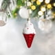 thumbnail image 5 of Adornos navideños indestructibles - 2 juegos de bolas colgantes de plástico rojo • Decoraciones irregulares con colgantes que caen • 4 tamaños para árbol y fiesta, 5 of 6