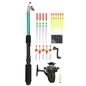 Fishing Rod Reel Set, High-density Carbon Fiber Easy To Use Portable Telescopic Fishing Rod Excellent Slip Resistance  For Fishing Enthusiasts For Beginner