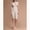 Beige, variant on FBS Short Length Girdle with Suspenders and Padded Zippers - Adjustable Shoulder Straps - Beige- Medium