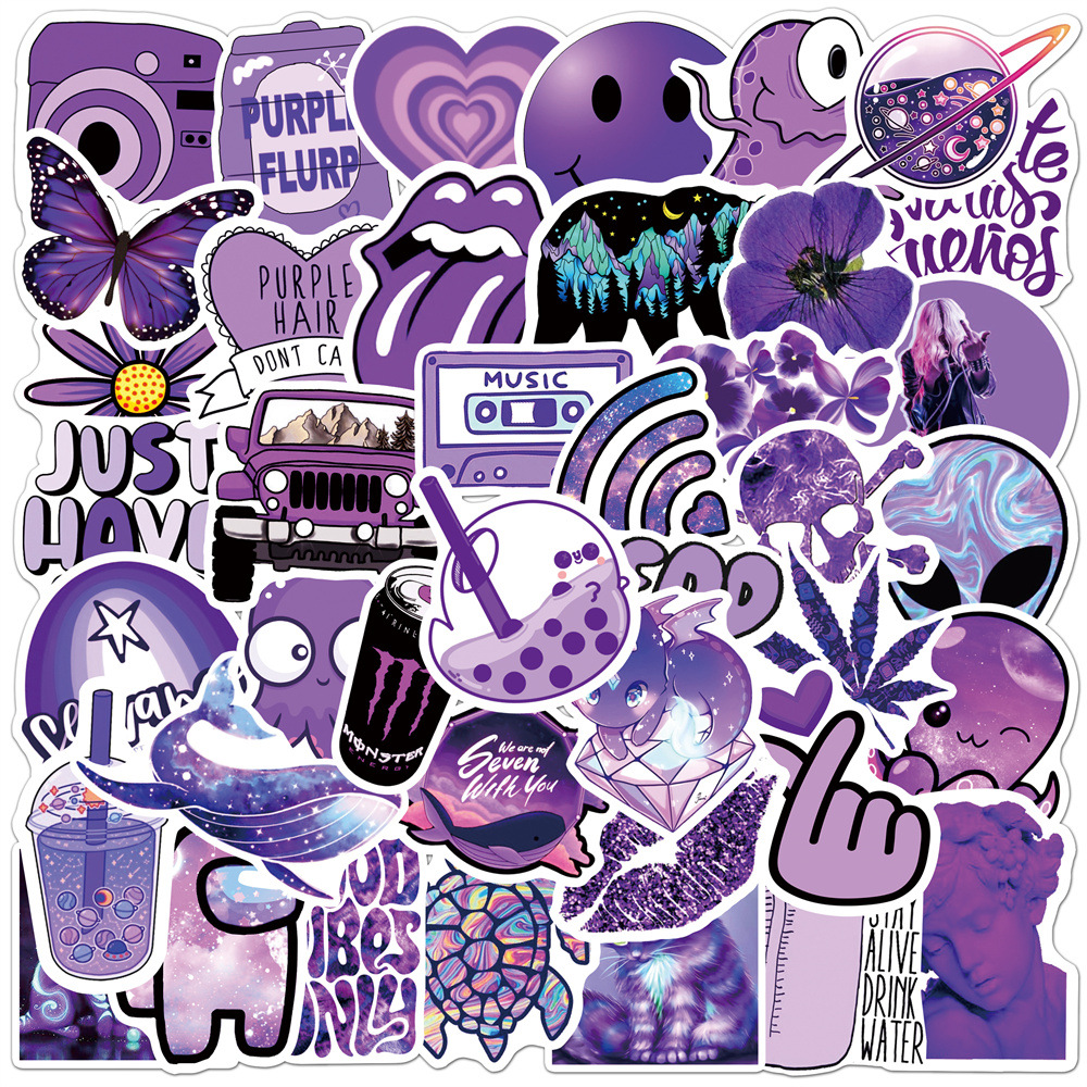 Lot De 50 Autocollants Kawaii – Vinyle, Imperméables, Pour Bouteille, Laptop, Décoration