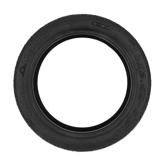 10x2.50-6.5 Puncture-Proof Off-Road Tire (Black, 1-Pack) - Heavy Duty Tubeless Replacement for Electric Scooters & Golf Carts