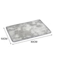 thumbnail image 2 of PureCasa Soft Area Rugs, Polyester Fluffy Area Rug for Bedroom, Kid & Pet Friendly Non-Slip Carpet for Living Room Nursery, Home Decor Gradient Floor Mats, 20"x32", 1PC, Gray, Rectangle, 2 of 8