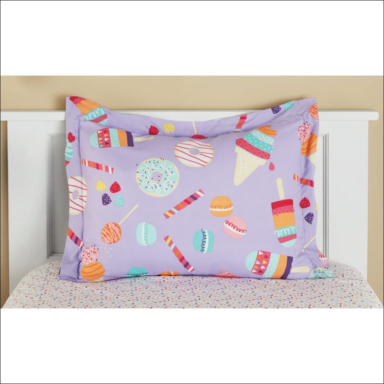 Mainstays Kids Microfiber Twin Sweet Treats Bed in a Bag 1 Each