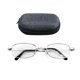 thumbnail image 5 of Soidarity Gafas de lectura plegables portátiles calientes Unisex mujeres hombres marco de Metal ovalado presbicia lupa gafas con estuche Type3 NO3 Soidarity CBP028212, 5 of 6