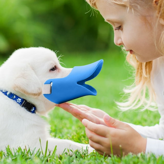 Mask for Dogs S-Type Dog Mouth Mask to Ingestion Dog Walking Mask