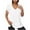White, variant on Uaswgudfs Women's Long Tunic Deep-V Neck Blouse – Spring/Summer Wear Loose Babydoll Top with Casual Style Short Sleeve