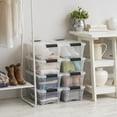 thumbnail image 6 of IRIS 12.95 Qt. Plastic Storage Bin with Lid, Stackable Storage Containers, Tote, 6 of 7