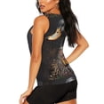 thumbnail image 3 of Fotbe Graffiti Cool Duck Blusas Sin Mangas para Mujer – Estilo Casual, Corte Suelto, Slim-Fit, Cuello Redondo Deportivo, Tops de Verano para Gimnasio y Yoga-XX-Large, 3 of 7