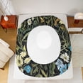 thumbnail image 5 of Homewish Cute Country Floral Full Size Sheets,Rustic Plant Bed Sheets,Black Green Blue Sheet Sets For Adults,Ultra Soft Home Decor,4pcs, 5 of 7