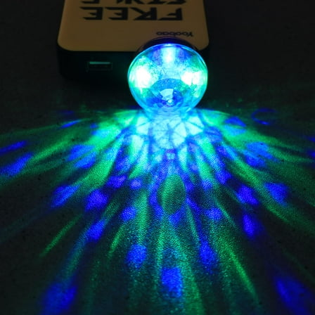 CATIEBYE 1Set Outdoor Disco Lights Disco Light for Party Sound Activated for Clubs Family Party Black