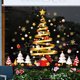 thumbnail image 1 of DIY Navidad Windows Pegatinas Corona Copos de nieve Papá Noel Árbol de Navidad Pared Ventana Se aferra Puerta Mural Calcomanías Pegatina estática para escaparate Decoraciones de fiesta de invierno kaili Sencillez, 1 of 5