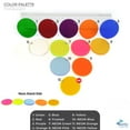 thumbnail image 2 of 25 Units Acrylic Square Blanks With Hole 1/8" Thick – Tranlucent Colors – (Size 3") Made in USA, 2 of 3