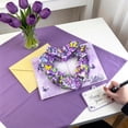 thumbnail image 2 of Lockways Mothers Day Gifts, Pop Up Birthday Card, 3D Butterfly Greeting Card for Mom Her Grandma Wife, Flower Greeting Card with Envelope & Handwritting Card for Anniversary (Purple), 2 of 7