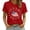 Red, variant on WEIWEN American Flag Shirts for Women 250th Anniversary USA Shirt Women 4th of July T Shirt Short Sleeve Tees Ladies Tops Black, XL