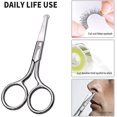 thumbnail image 5 of Nose Hair Scissors,eyebrow Scissors , Stainless Steel Small Scissors Round Tip Design, Barber Hair Cutting Scissors, Sharp Shears Beard & Mustache, S, 5 of 5
