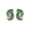 green, variant on QIQUWOHUL Groene Verfraaide Gesp Oorbellen New Geometric Green Broken Exquisite Earrings Light High End Earrings Cold Earrings Flat Back Stud Earrings