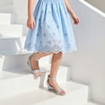 thumbnail image 6 of DREAM PAIRS Girls Dress Sandals with Back Zipper Sparkly Low Heel Party Sandals for Toddler Little and Big Kids, 6 of 6