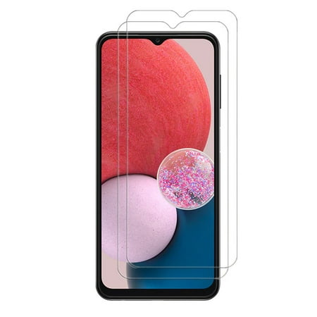 AISELAN [2 Pcs] HD Clear Anti-Scratch Easy Installation Tempered Glass Screen Protector for Samsung Galaxy A13 4G / 5G