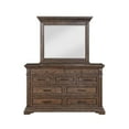 thumbnail image 6 of New Classic Furniture Mar Vista Traditional Solid Wood Dresser in Walnut, 6 of 6