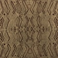 thumbnail image 1 of Ahgly Company Indoor Square Abstract Brown Modern Area Rugs, 7' Square, 1 of 4