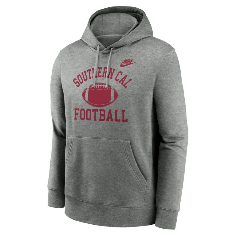 Men's Nike Heather Gray USC Trojans Legacy Football Icon Club