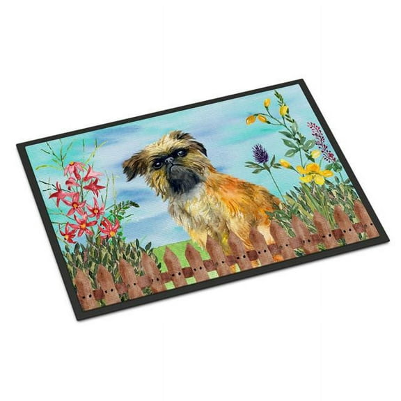 Brussels Griffon Spring Indoor or Outdoor Mat - 18 x 27 in.