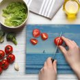 thumbnail image 3 of Nautical Cutting Board, Racing Yachts on Ocean Water Regatta Race Panoramic Distant View Relax Win Photo, Decorative Tempered Glass Cutting and Serving Board, Large Size, Pale Blue, by Ambesonne, 3 of 5