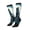 3 Black, variant on Women Crew Soft Moisture-wicking Socks Wolf Pattern Design Cotton Socks, One Size fit All