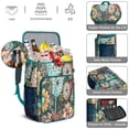 thumbnail image 5 of Travel Cooler Bag - Pioneer Flower Floral Print Pattern Camping Beer Cooler Backpack with Bottle Opener- Waterproof Insulated Picnic Backpacks - Cooler Bag for Beach, 5 of 6