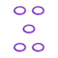 thumbnail image 2 of ZheElen Safe And Eco-Friendly Yoga Ball Base Comfortable Wide Application Easy To Clean Made Of PVC purple 5Set, 2 of 6