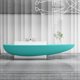 thumbnail image 4 of Front White Reception Desk Luxury Luxury Office Restaurant Shop Counter Reception Desk Nail Salon Bureau Meuble Furniture My Lux Decor Round, 4 of 15