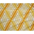 thumbnail image 4 of oneOone Polyester Lycra Yellow Fabric Argyle Geometric Craft Projects Decor Fabric Printed By The Yard 56 Inch Wide, 4 of 4
