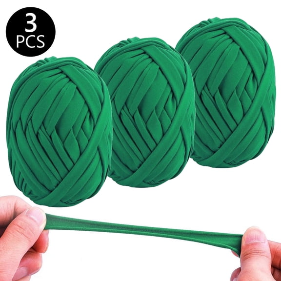 Tripumer 3 Pcs Green Soft Garden Twine Flexible Plant Tying String for Climbing Veggies Flowers Crafts Home Use