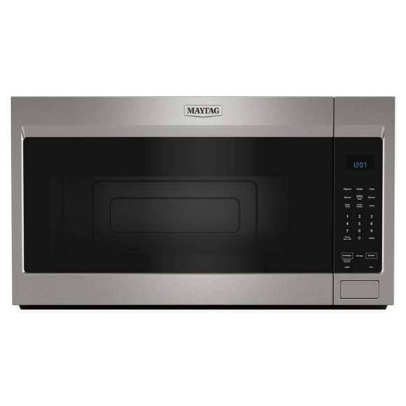 Maytag Four à Micro-Ondes de 1,7 Pi3 en Acier Inoxydable à Hotte Intégrée, 300 Pi3/min