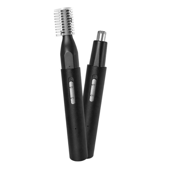 2 in 1 Eyebrow Trimmer, Facial Hair Trimmer, Painless Epilator, Easy Clean for Eyebrows Face Nose Ear Hair