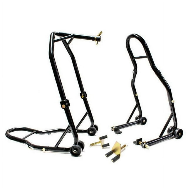 Venom Support de Levage Avant+arrière pour Moto Compatible avec Kawasaki ZX-6 (1990-01)