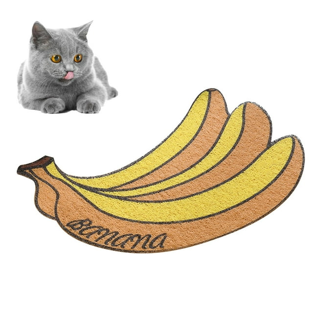 <p>Cat Food Catching Mat, Cat Litter Mat Easy To Clean PVC Skid Resistance Flexible Decorative For Bedroom For Pet</p>