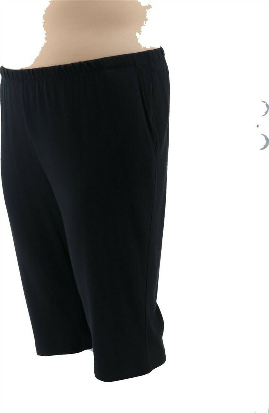 Petite Sport Knit Capri Pants Khaki 1XP 